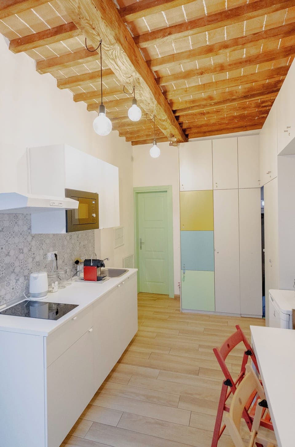 Family Apartment | Private kitchen | Shared fridge