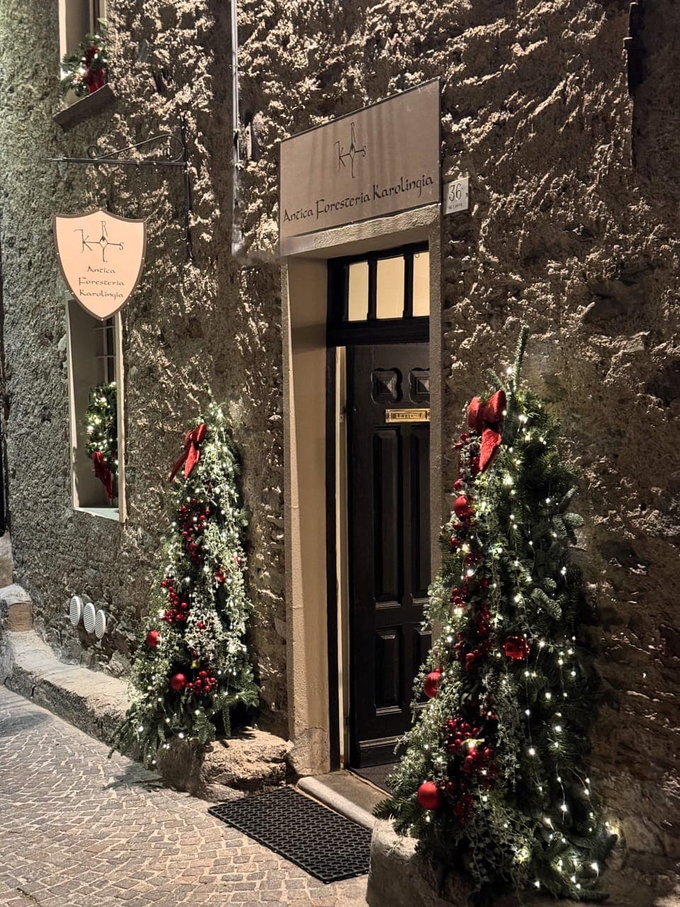 Front of property - evening/night