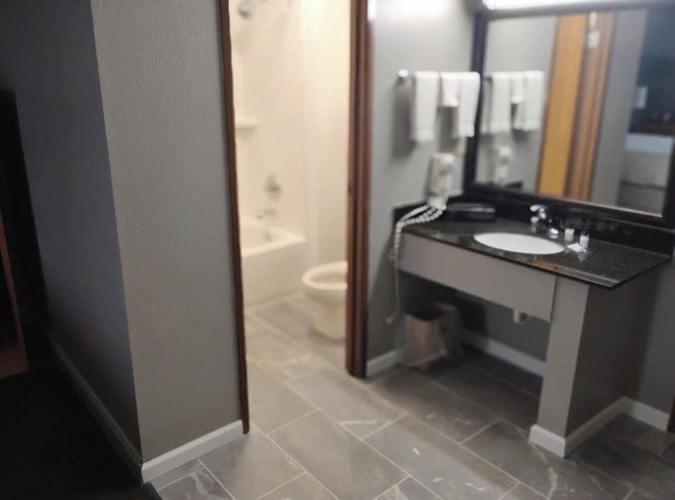 Superior Suite | Bathroom | Separate tub and shower, hair dryer, towels, soap