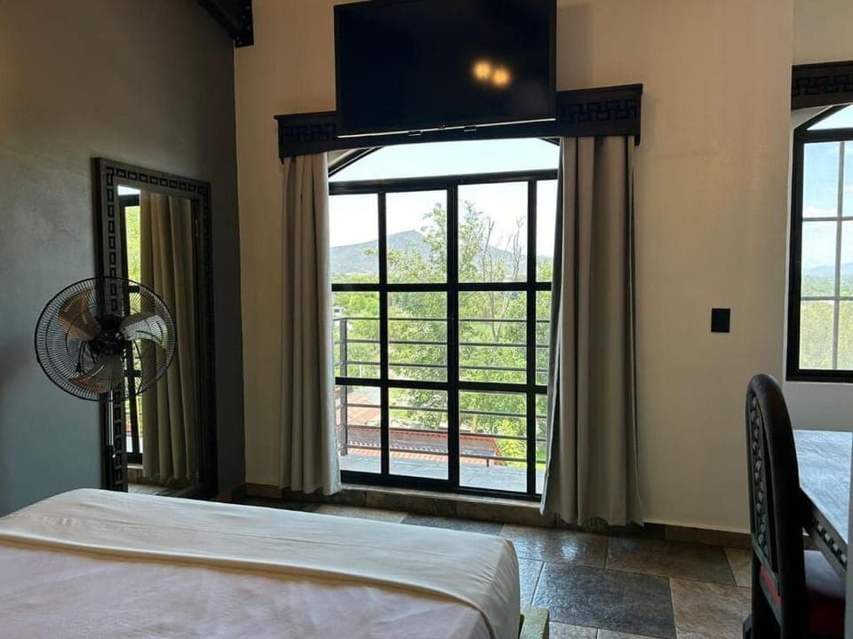 Down comforters, laptop workspace, iron/ironing board, free WiFi