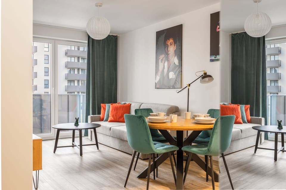 Family Apartment, Balcony | Blackout drapes, iron/ironing board, free WiFi