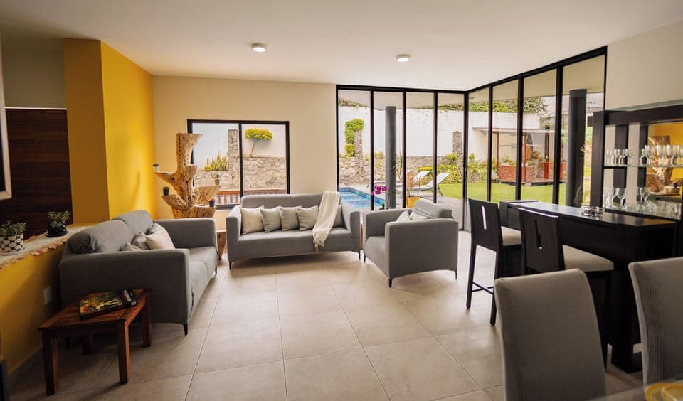 Family Cottage, Garden View | Living area