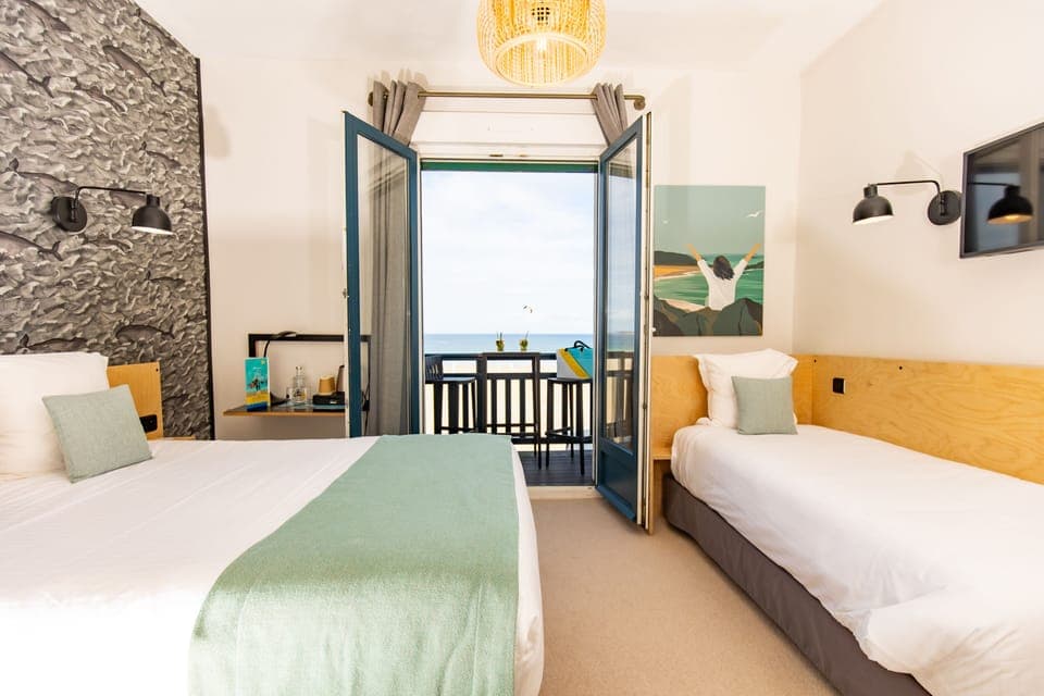 Triple Room, Balcony, Sea View | Premium bedding, individually decorated, desk, soundproofing