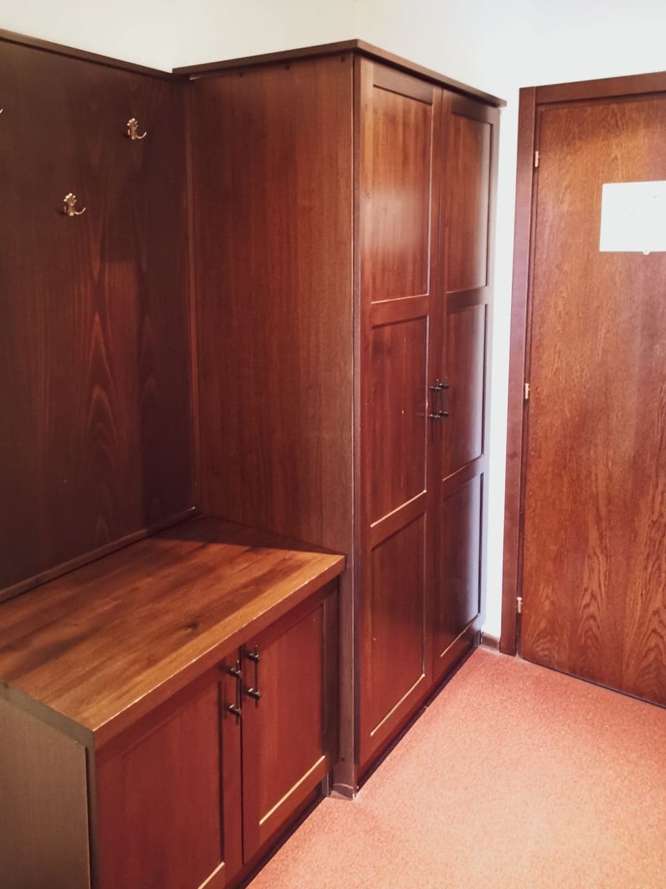 Desk, soundproofing, iron/ironing board, free cribs/infant beds