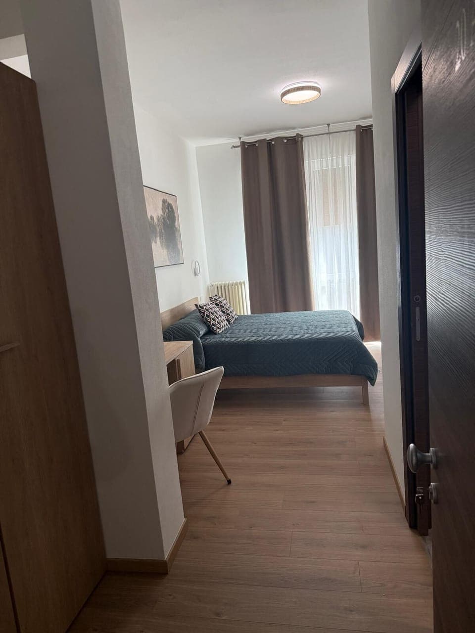 In-room safe, desk, laptop workspace, blackout drapes