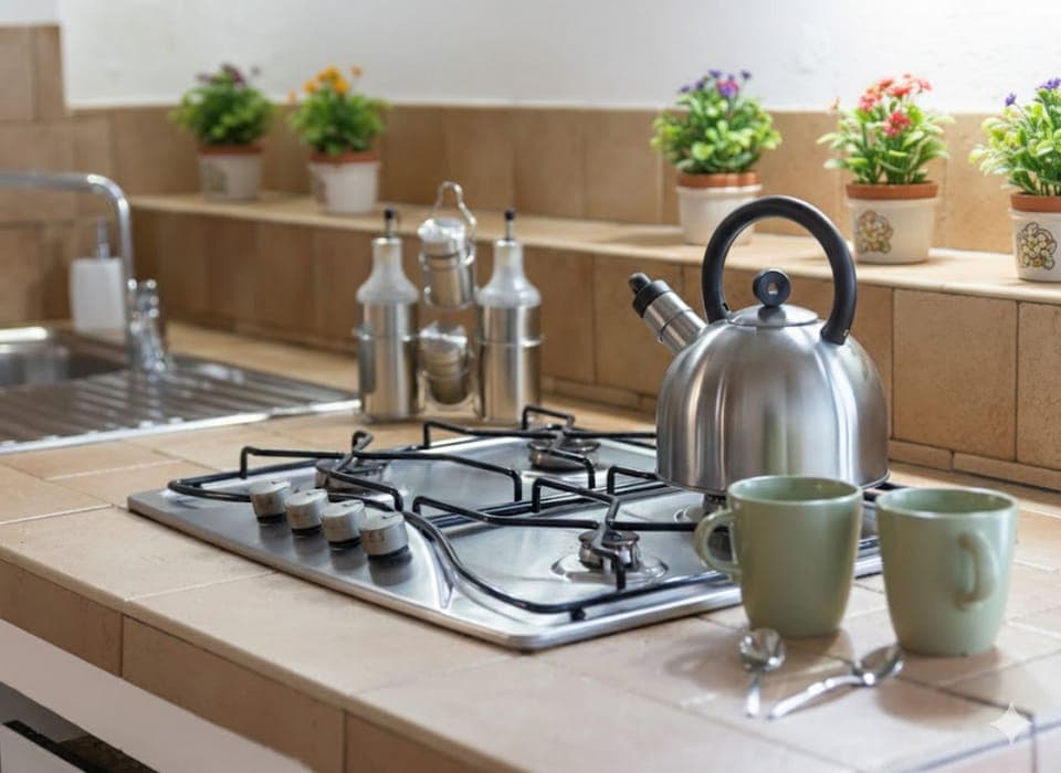 Apartment, Patio | Private kitchen