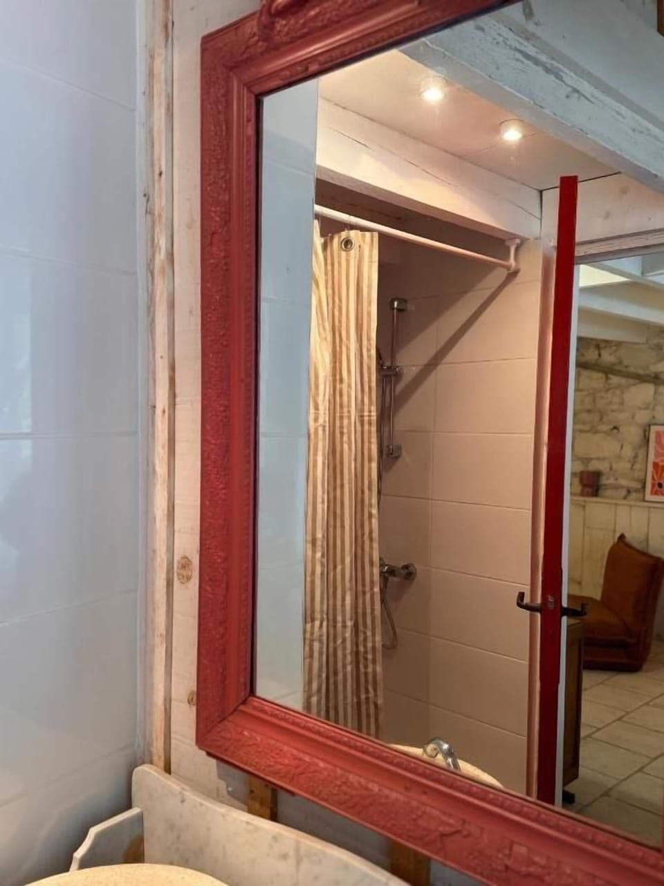 Double Room, Garden View | Bathroom