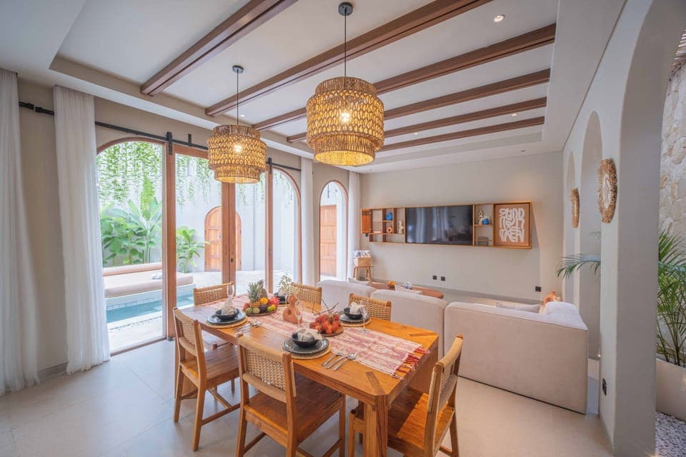 Luxury Villa, 3 Bedrooms, Pool View | Living area