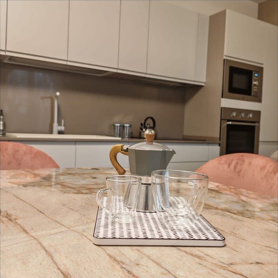 Shared fridge, microwave