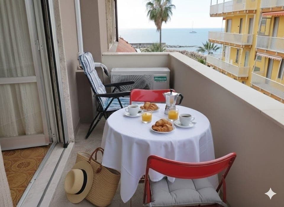 Basic Duplex, Partial Sea View | Terrace/patio