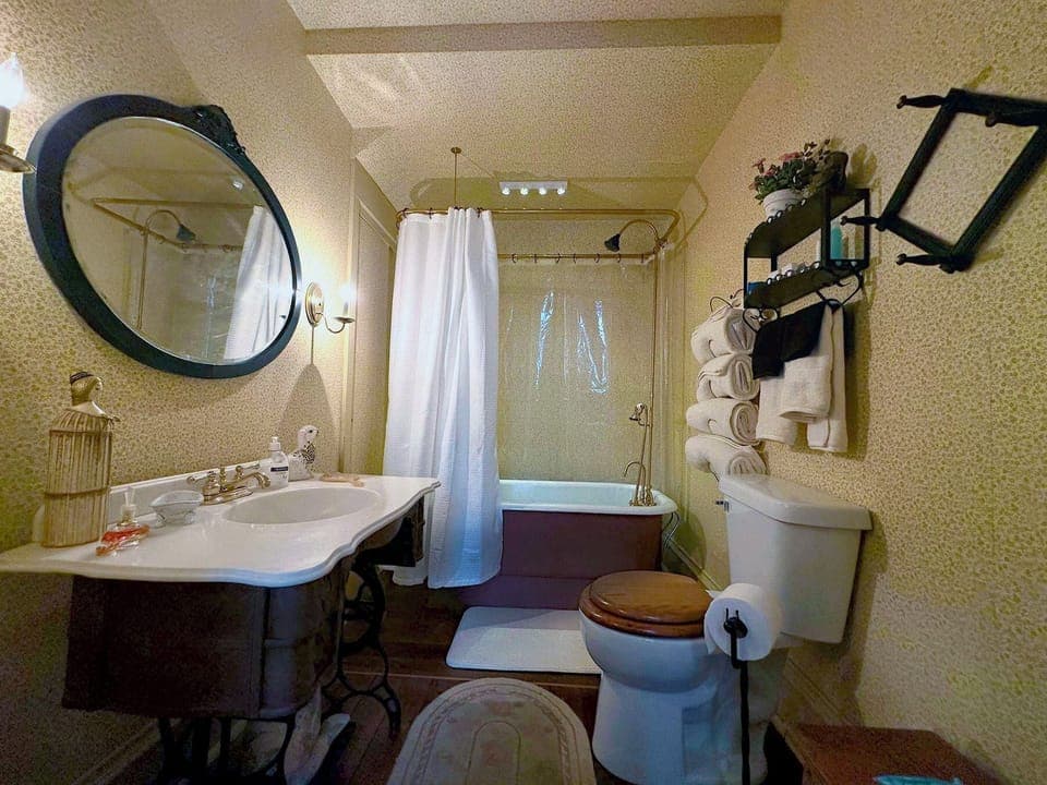 Deluxe Single Room, Garden View | Bathroom | Combined shower/tub, free toiletries, towels, soap