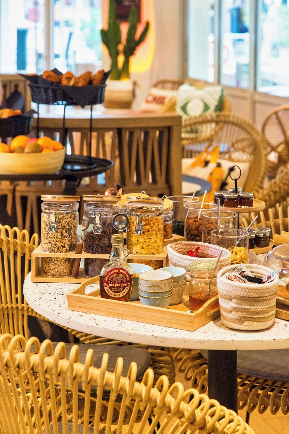 Daily buffet breakfast (EUR 15 per person)