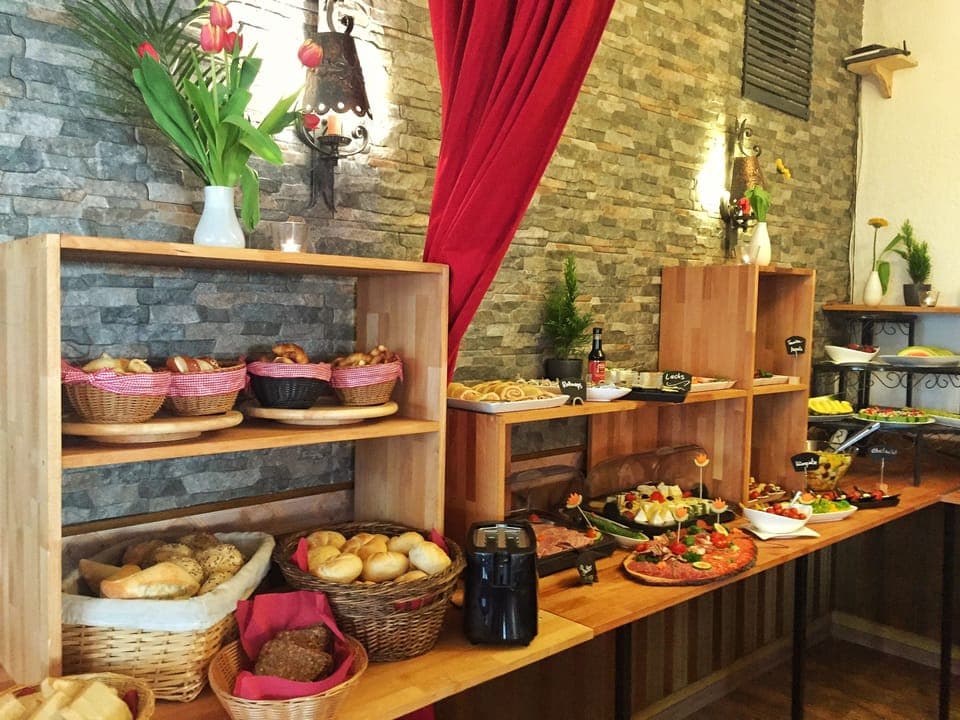 Daily buffet breakfast (EUR 14 per person)