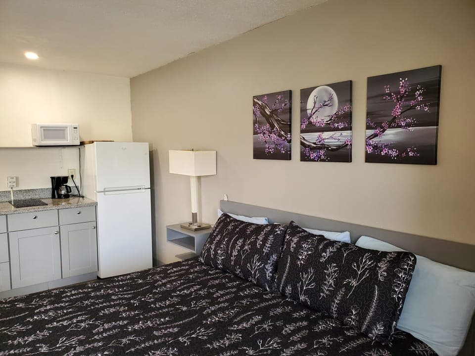 Single King Studio | Free WiFi, bed sheets