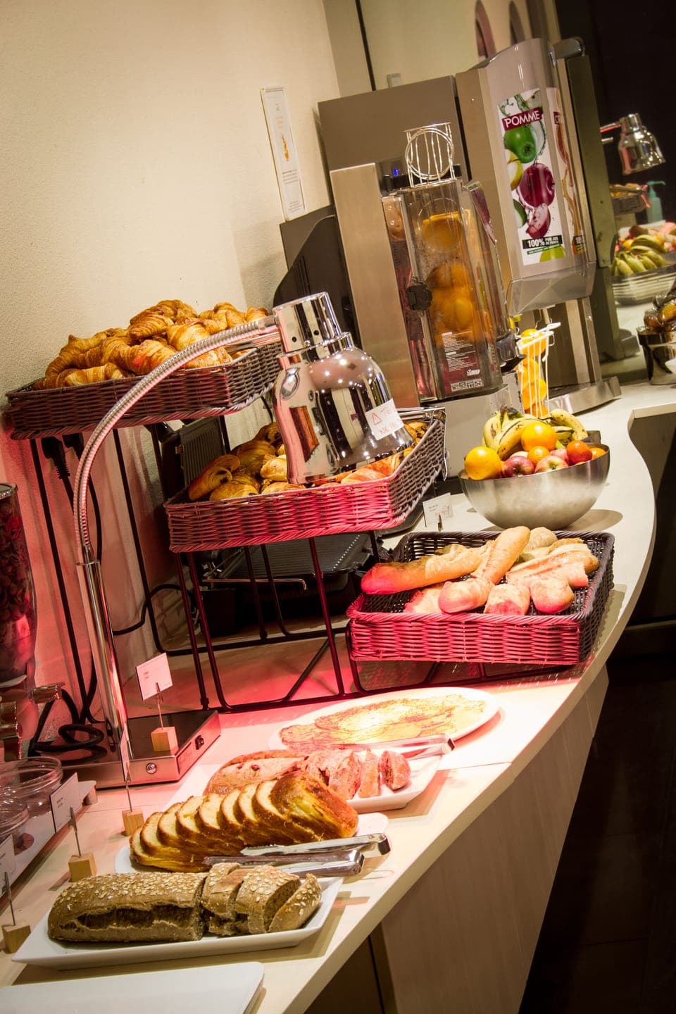 Daily buffet breakfast (EUR 10 per person)
