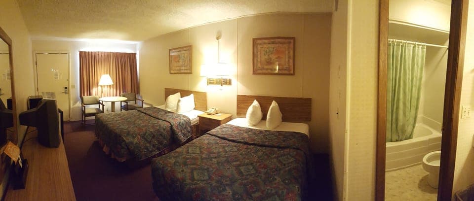 Standard Double Room, 2 Full Beds, Pool Access | 1 bedroom, desk, rollaway beds, free WiFi