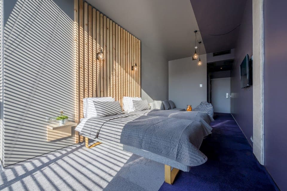 Desk, soundproofing, iron/ironing board, rollaway beds