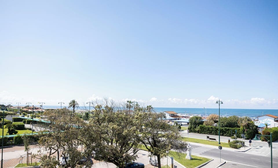 Superior Double or Twin Room, Partial Sea View | View from room