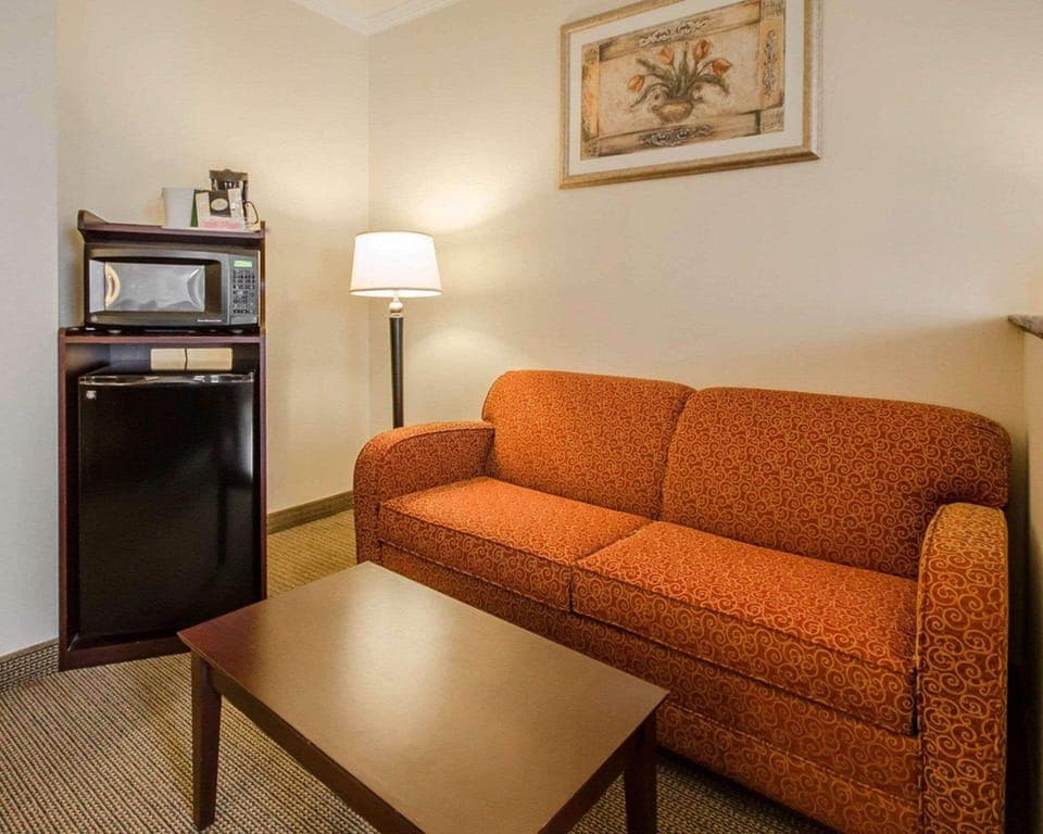 Suite, 1 King Bed with Sofa bed, Non Smoking | Premium bedding, desk, laptop workspace, iron/ironing board