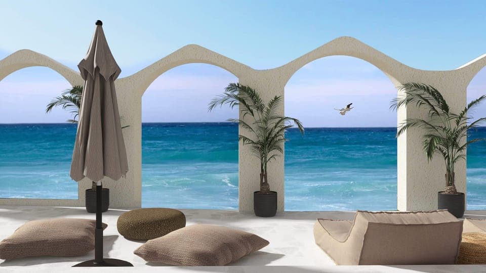 Seasonal outdoor pool