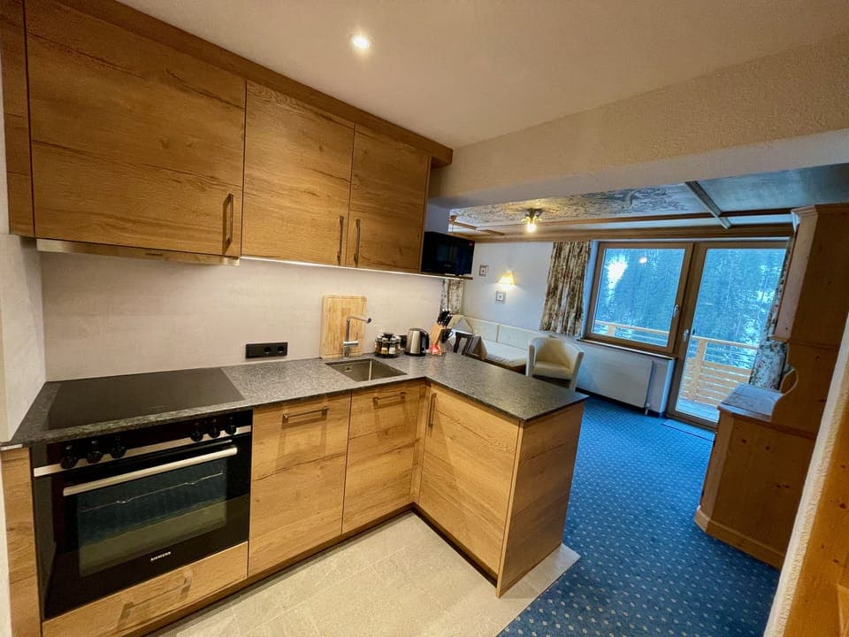 Studio, Kitchenette, Mountain View (Self Catered) | Private kitchen | Highchair