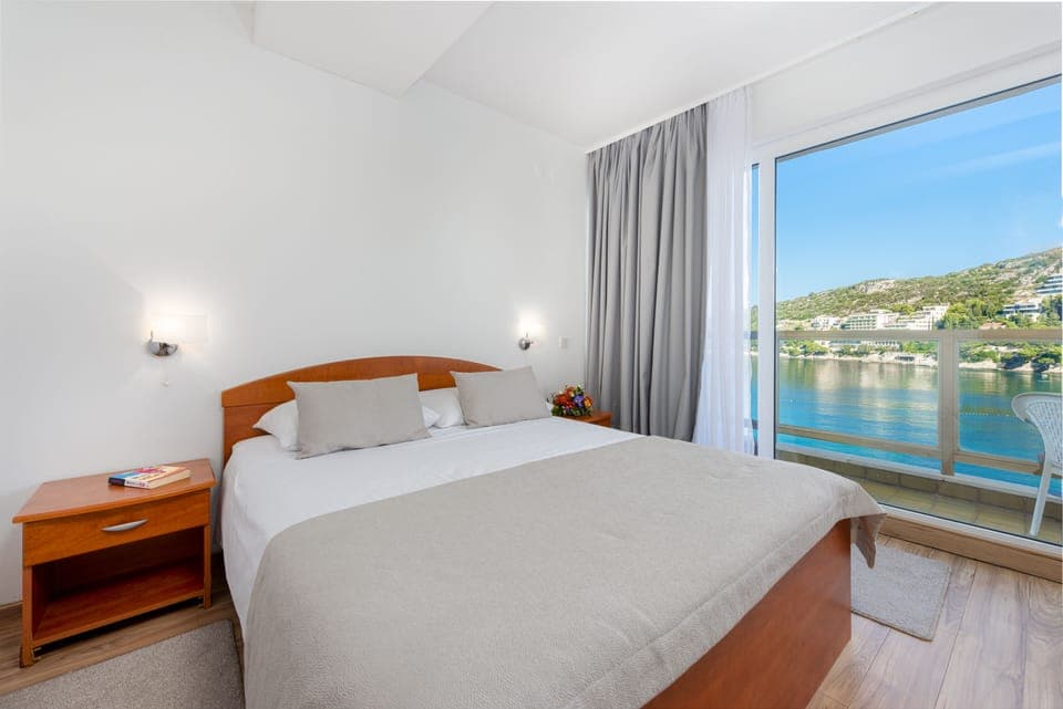 Standard Double or Twin Room, Balcony, Sea View | Desk, free WiFi, bed sheets