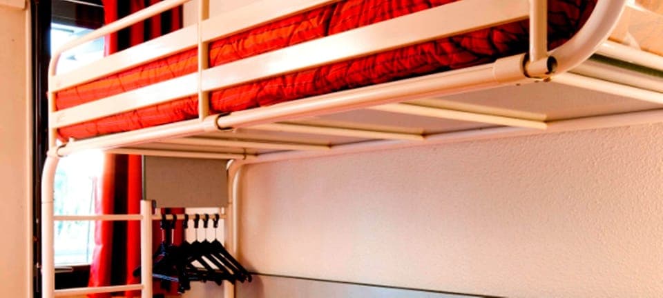 Desk, blackout drapes, free WiFi