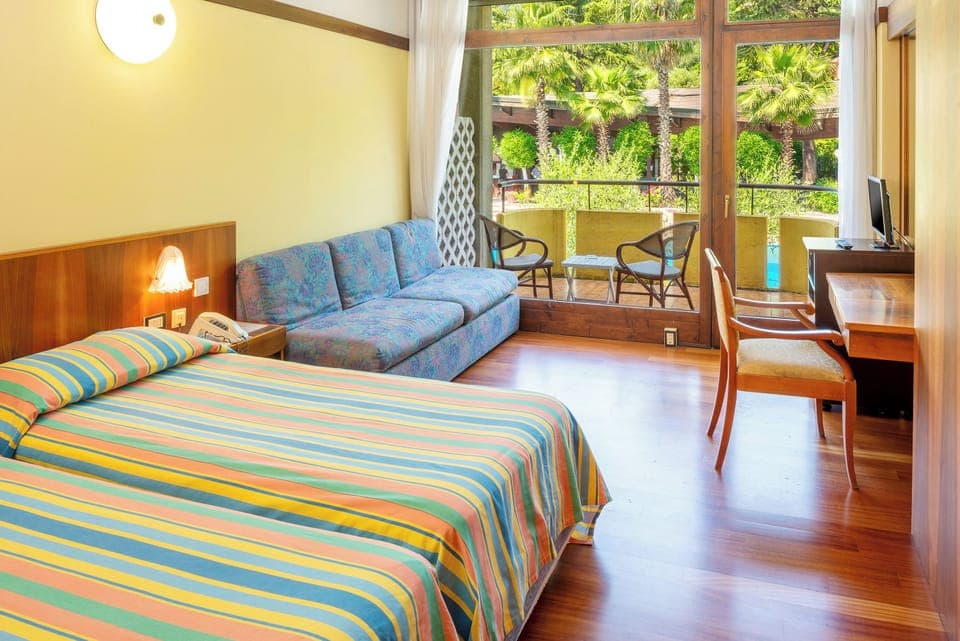 Double Room, Pool View | Terrace/patio