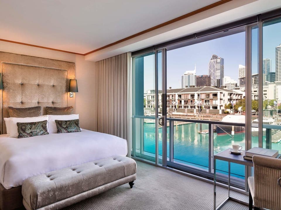 Luxury Room, 1 King Bed, Marina View (Club Millesime access) | Minibar, in-room safe, desk, laptop workspace