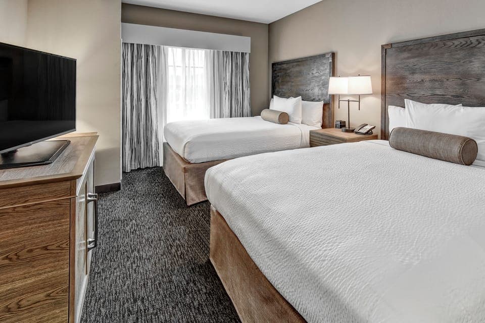 Junior Suite, Multiple Beds | Premium bedding, blackout drapes, iron/ironing board