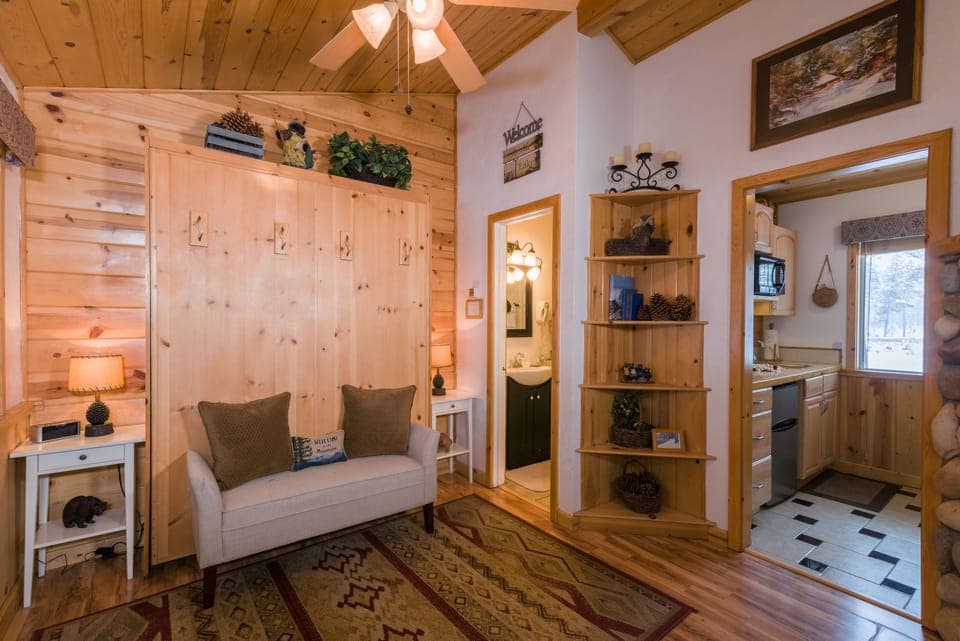 Standard Cabin, 2 Bedrooms, Non Smoking (Mountain Retreat) | Individually furnished, desk, laptop workspace, iron/ironing board