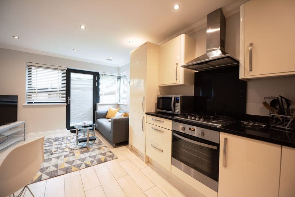 Panoramic Apartment, Accessible, Private Bathroom | Private kitchen