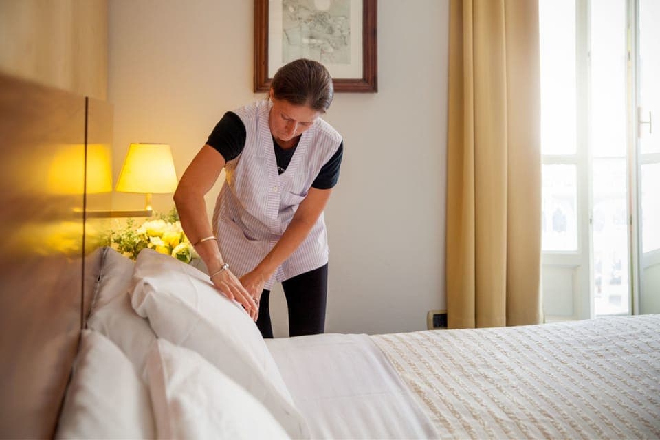 Down comforters, minibar, desk, laptop workspace