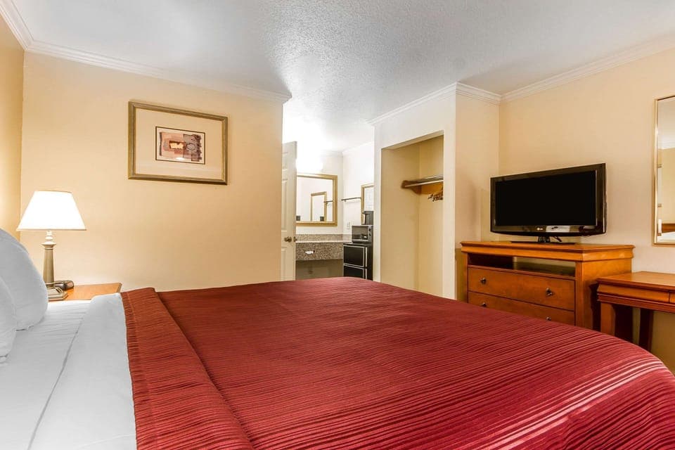 Standard Room, 1 King Bed, Non Smoking | Iron/ironing board, free WiFi, bed sheets, alarm clocks