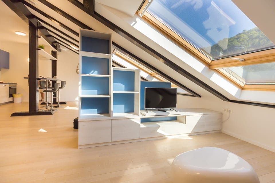 Loft Premier One Bedroom Apartment  | Living area | LCD TV