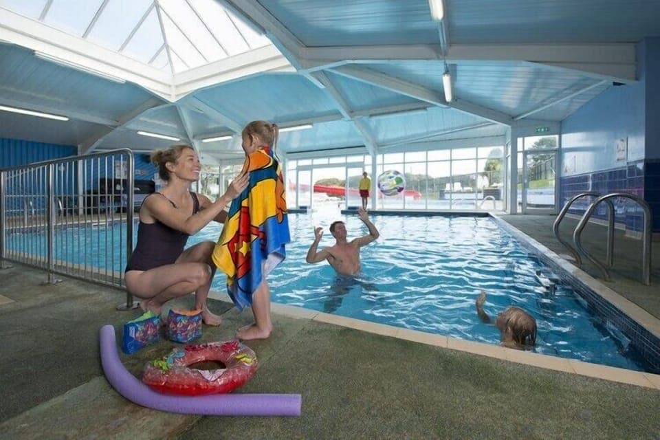 Indoor pool, seasonal outdoor pool