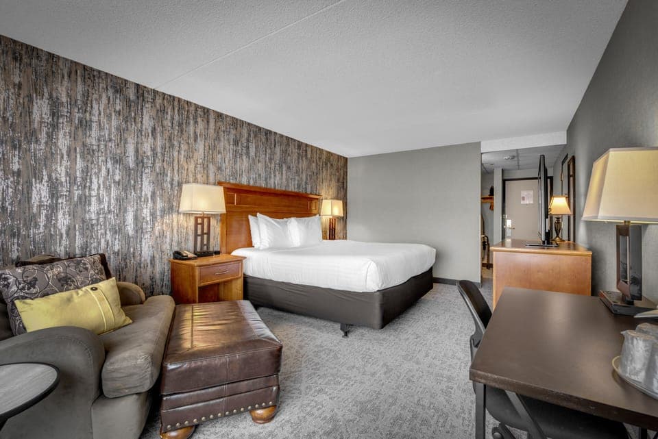 Deluxe Room, 1 King Bed (No Pets) | Premium bedding, Tempur-Pedic beds, desk, blackout drapes