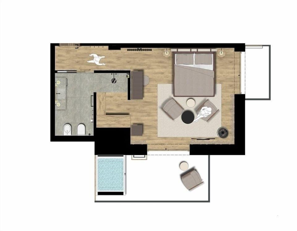 Executive Suite | In-room safe, desk, iron/ironing board, free WiFi