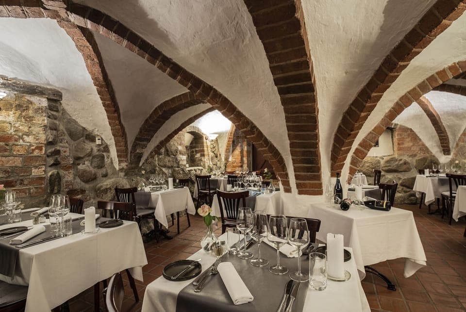 Dinner served, French cuisine