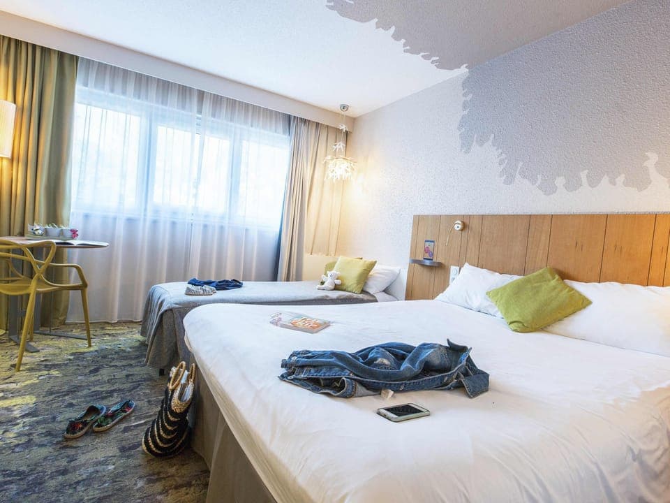 Standard Room, Multiple Beds | 1 bedroom, desk, blackout drapes, iron/ironing board