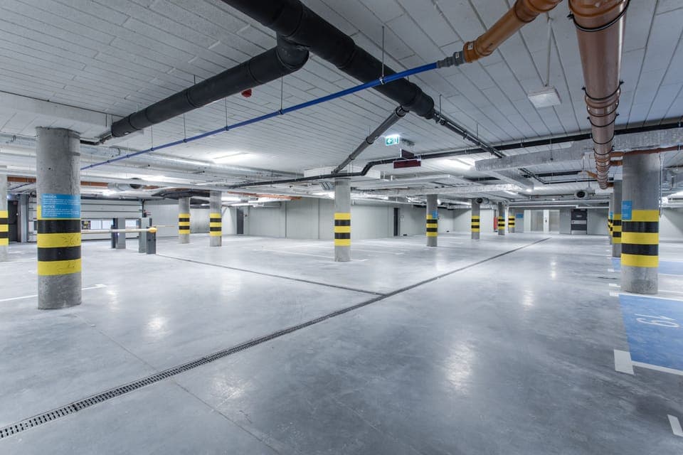 Self parking (PLN 55 per day)