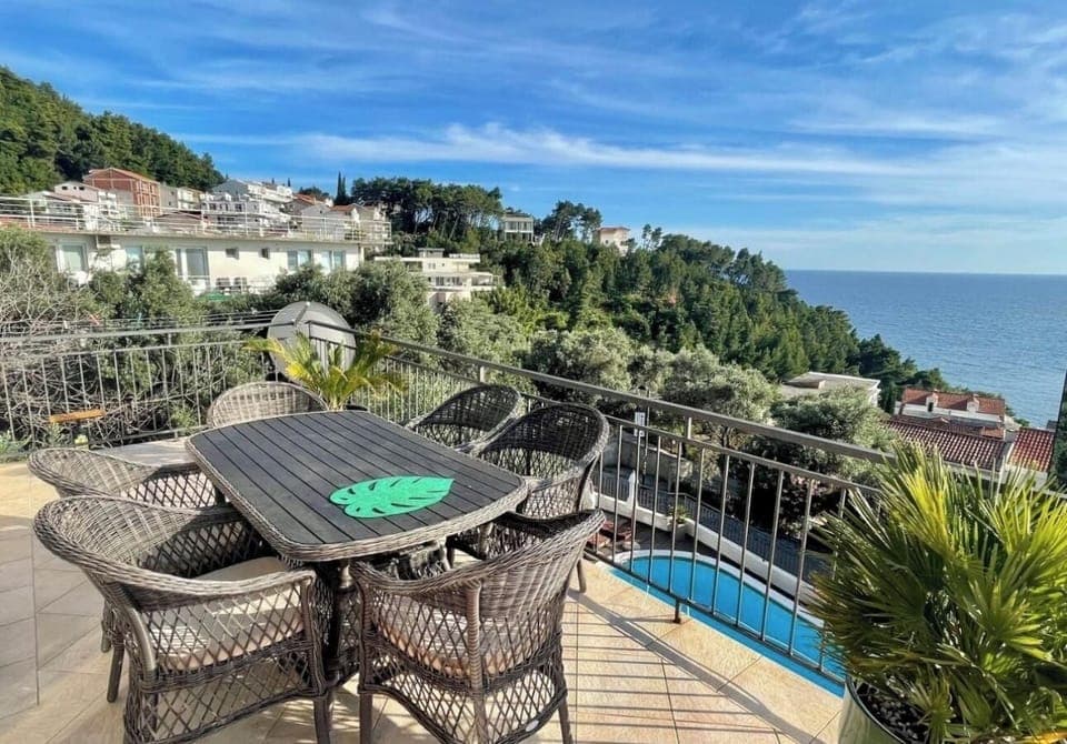 Comfort Apartment, 2 Bedrooms, Balcony, Sea View | Terrace/patio