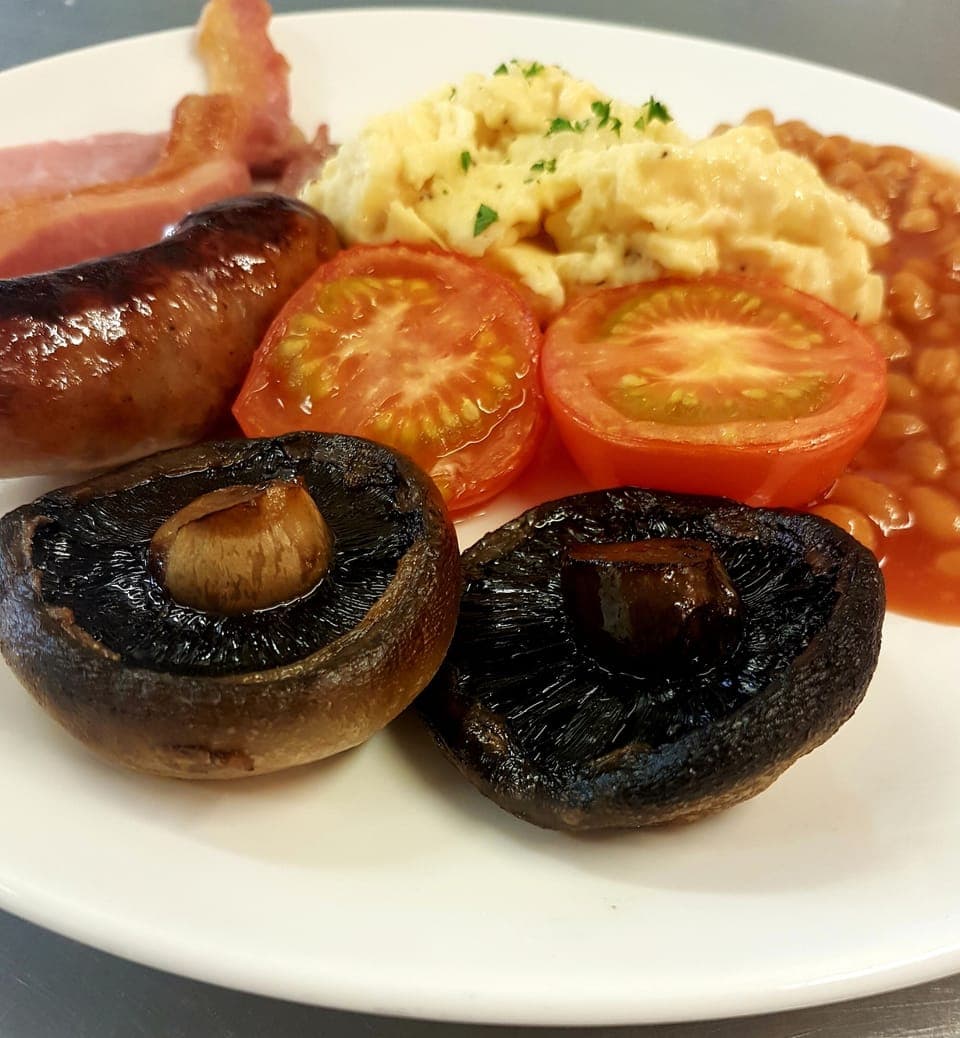 Daily English breakfast for a fee
