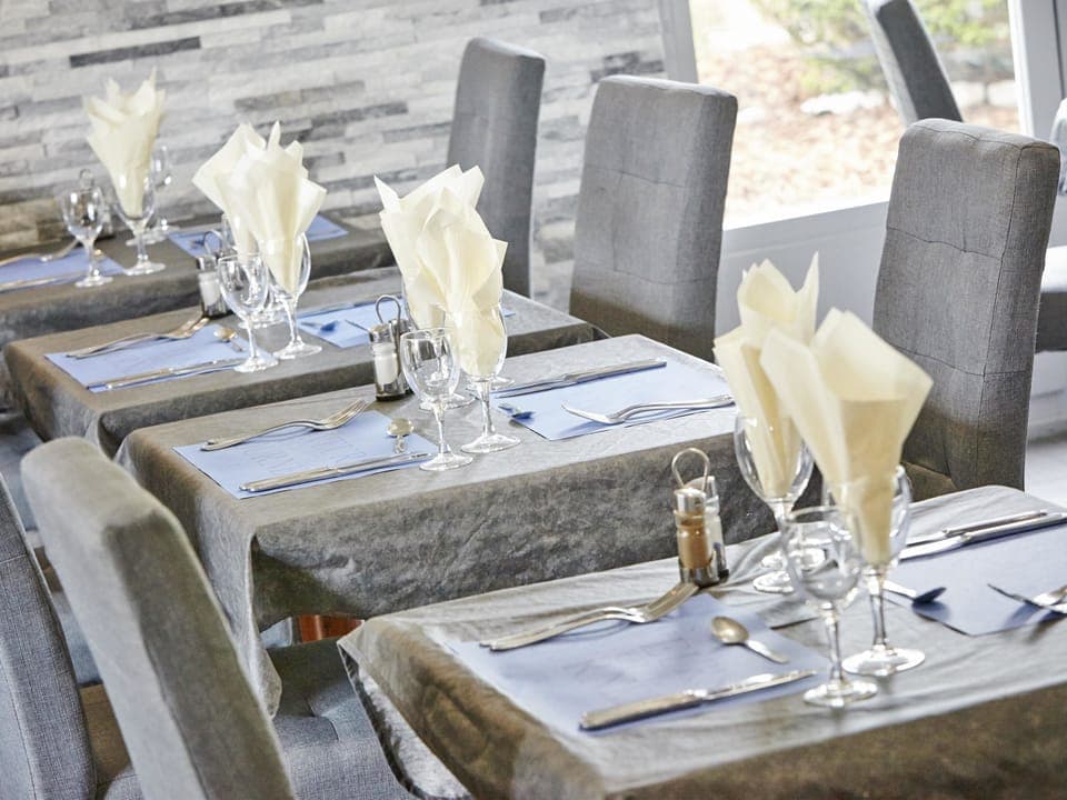 Dinner served, French cuisine