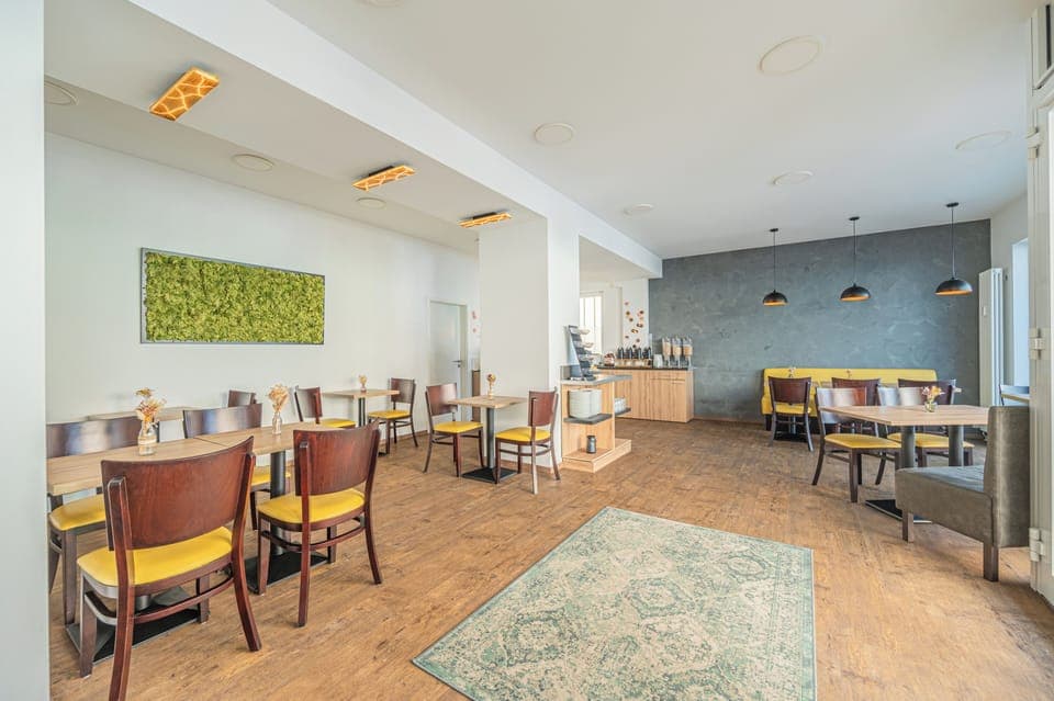 Daily buffet breakfast (EUR 14 per person)