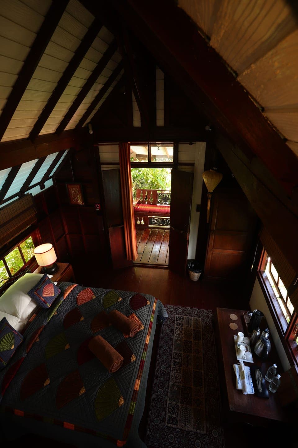 Poolside Bungalow | In-room safe, individually decorated, individually furnished, desk