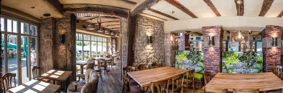 Breakfast, lunch, dinner served; German cuisine, alfresco dining 