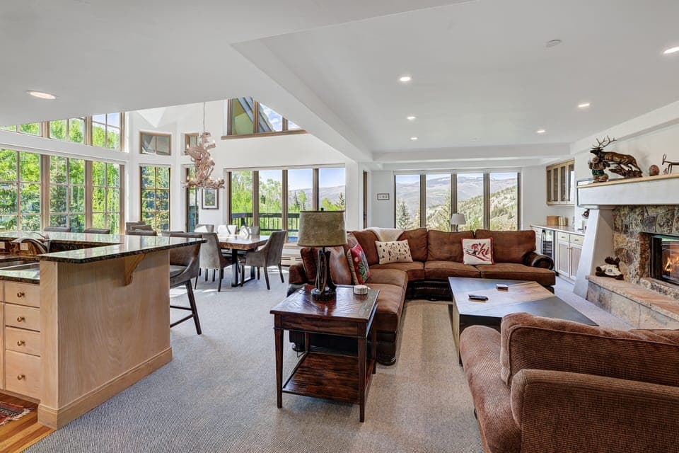 Condo, 3 Bedrooms | Living area | Flat-screen TV, fireplace, DVD player