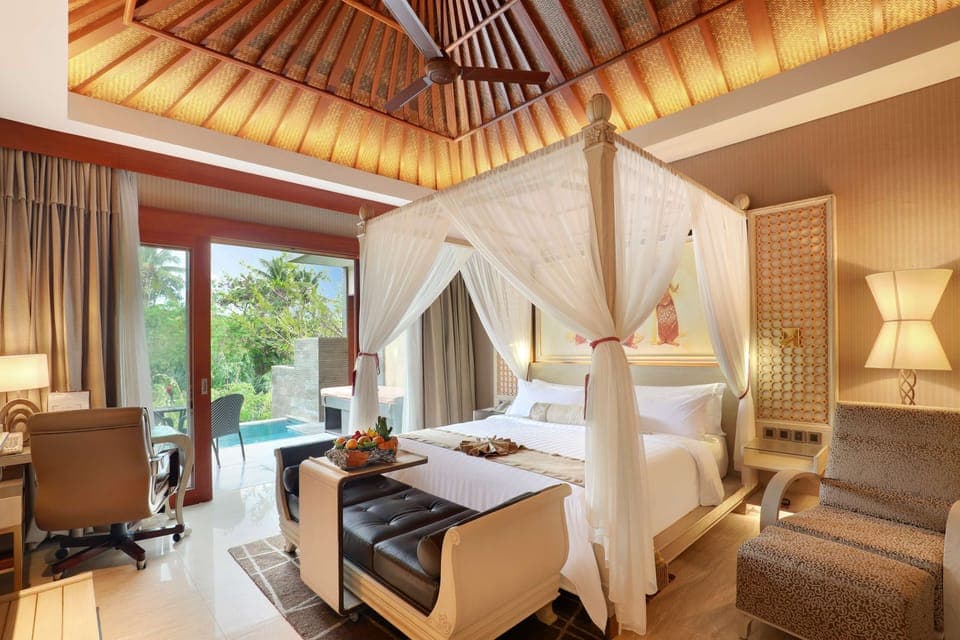 Sutera Garden Villa with Private Pool | Premium bedding, pillowtop beds, minibar, in-room safe