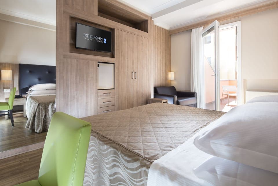 Premium bedding, minibar, in-room safe, desk